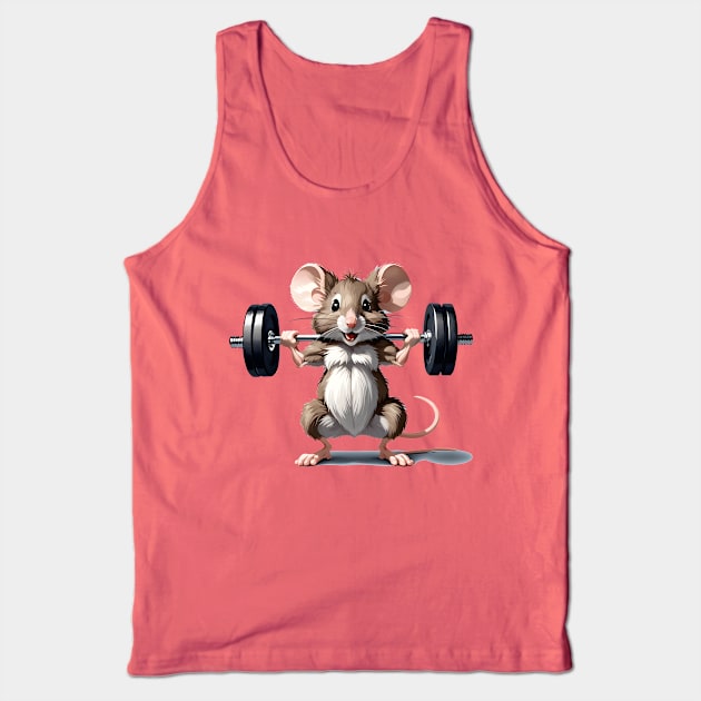 Gym Mouse Tank Top by FabrizioX